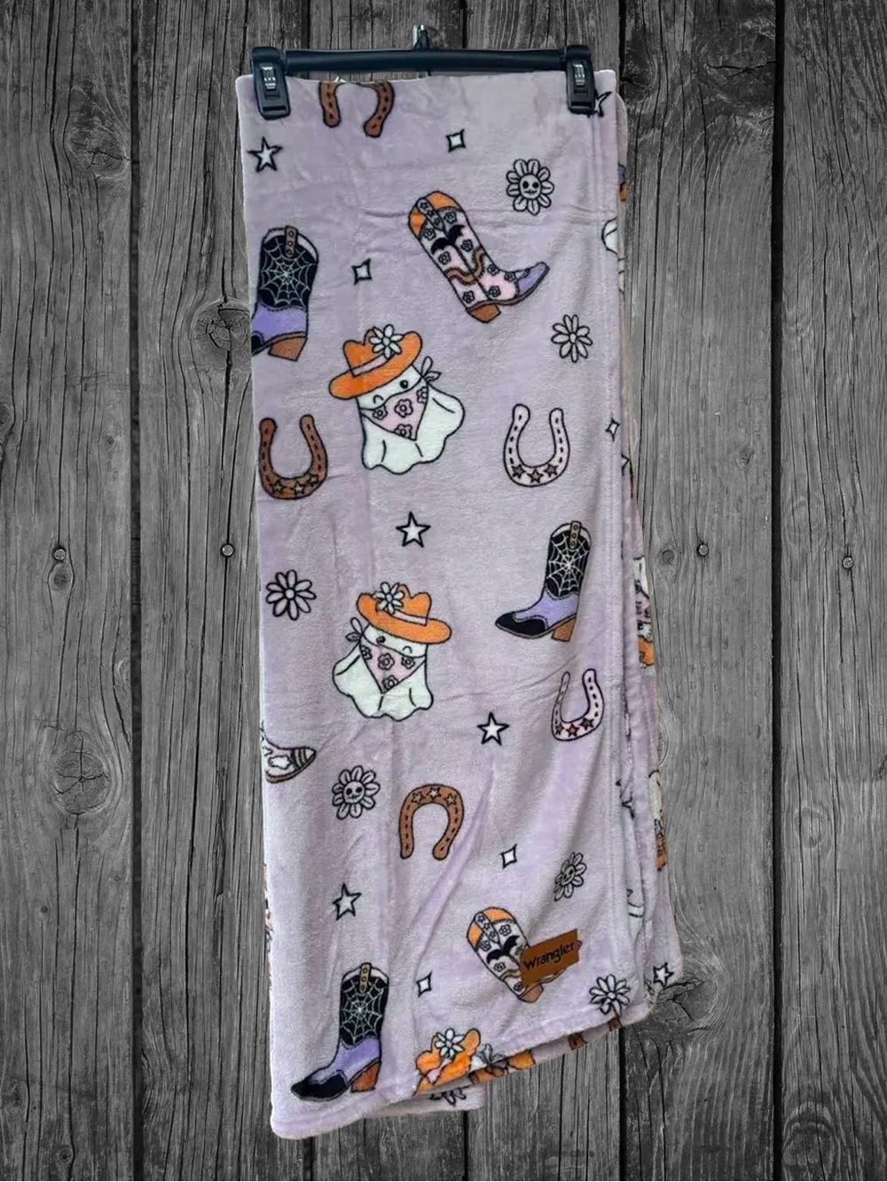 Wrangler Halloween Cowboy Blanket
